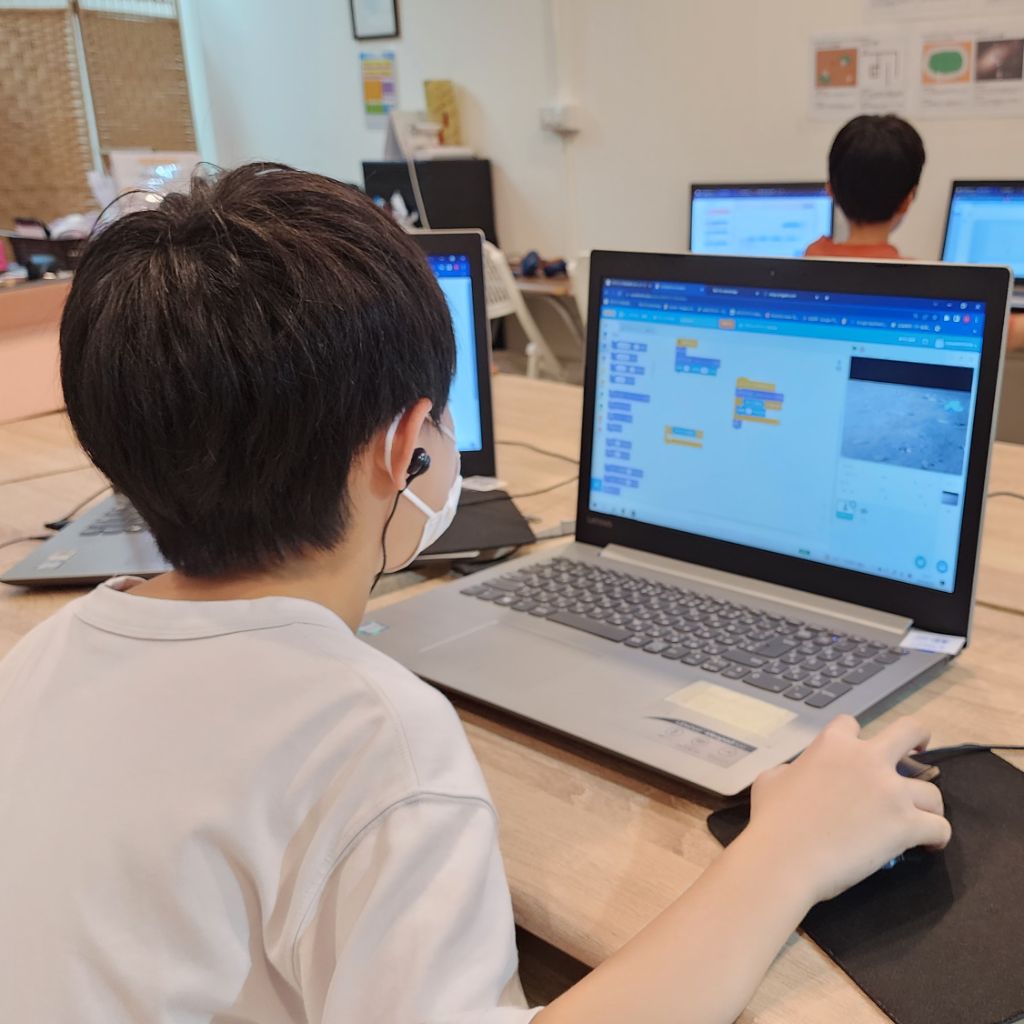 スクラッチ授業風景